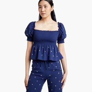 Hill House Home Jewel Jammie Set blue